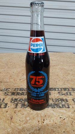 75th Anniversary Edition Pepsi bottle