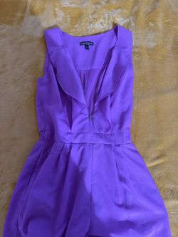 Lilac Express Romper, Size 2