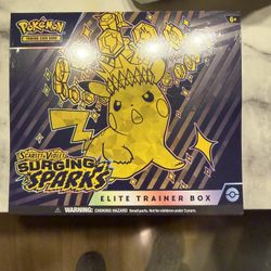 Pokemon Surging Sparks ELITE Trainer Box SEALED 