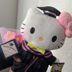 Hello Kitty Graduation Plushie