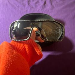 Black Oakley Pattern Sunglasses