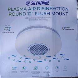 Silentaire Plasma Air Disinfection 12" Universal Ceiling Mount System NEW