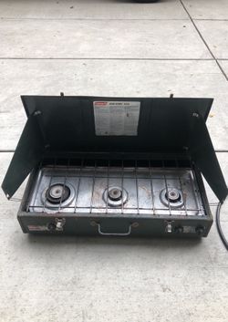 Coleman 3 burner propane stove