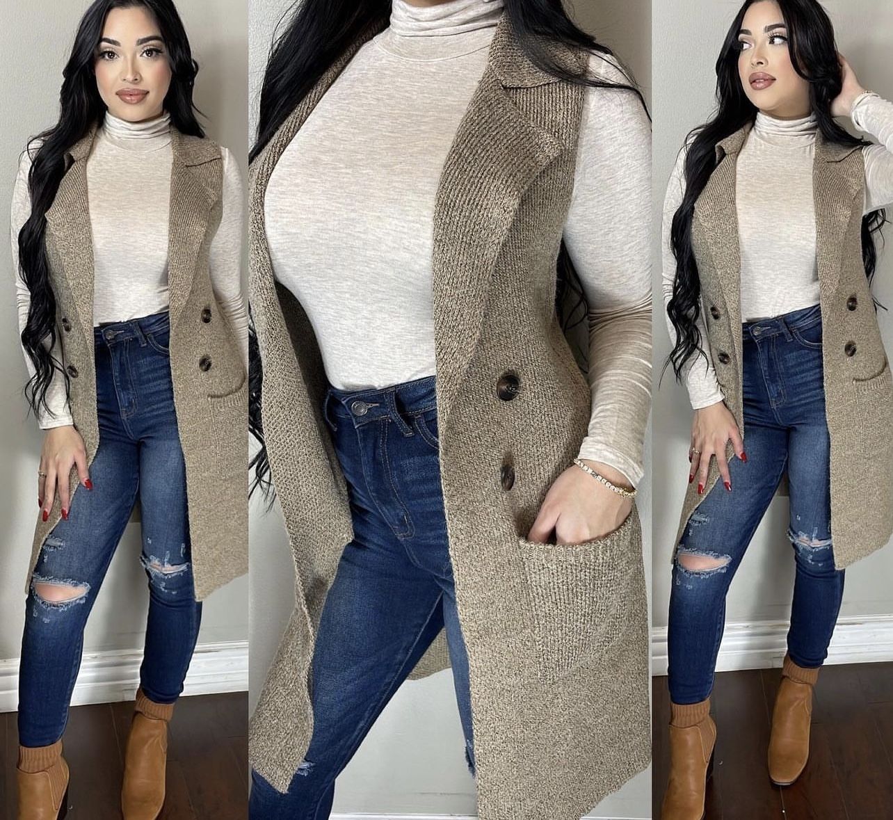 Khaki Vest (small-large)