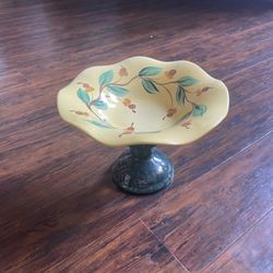 Southern Living Table Top Decor , Decorative Bowl With Pedestal Stand 