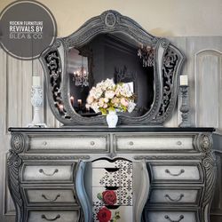 Large Dresser With Mirror 