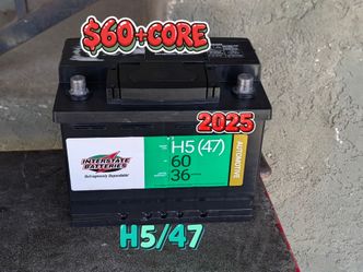 Car Battery Group Size 47/H5
