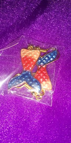 Mermaid tail earrings