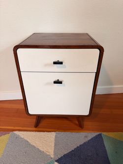 MCM Nightstand Filing Cabinet