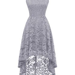 Halter Floral Lace Cocktail Dress | XL