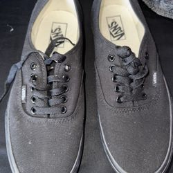 Vans Black Men Size 9.5 Or Women’s 11.0