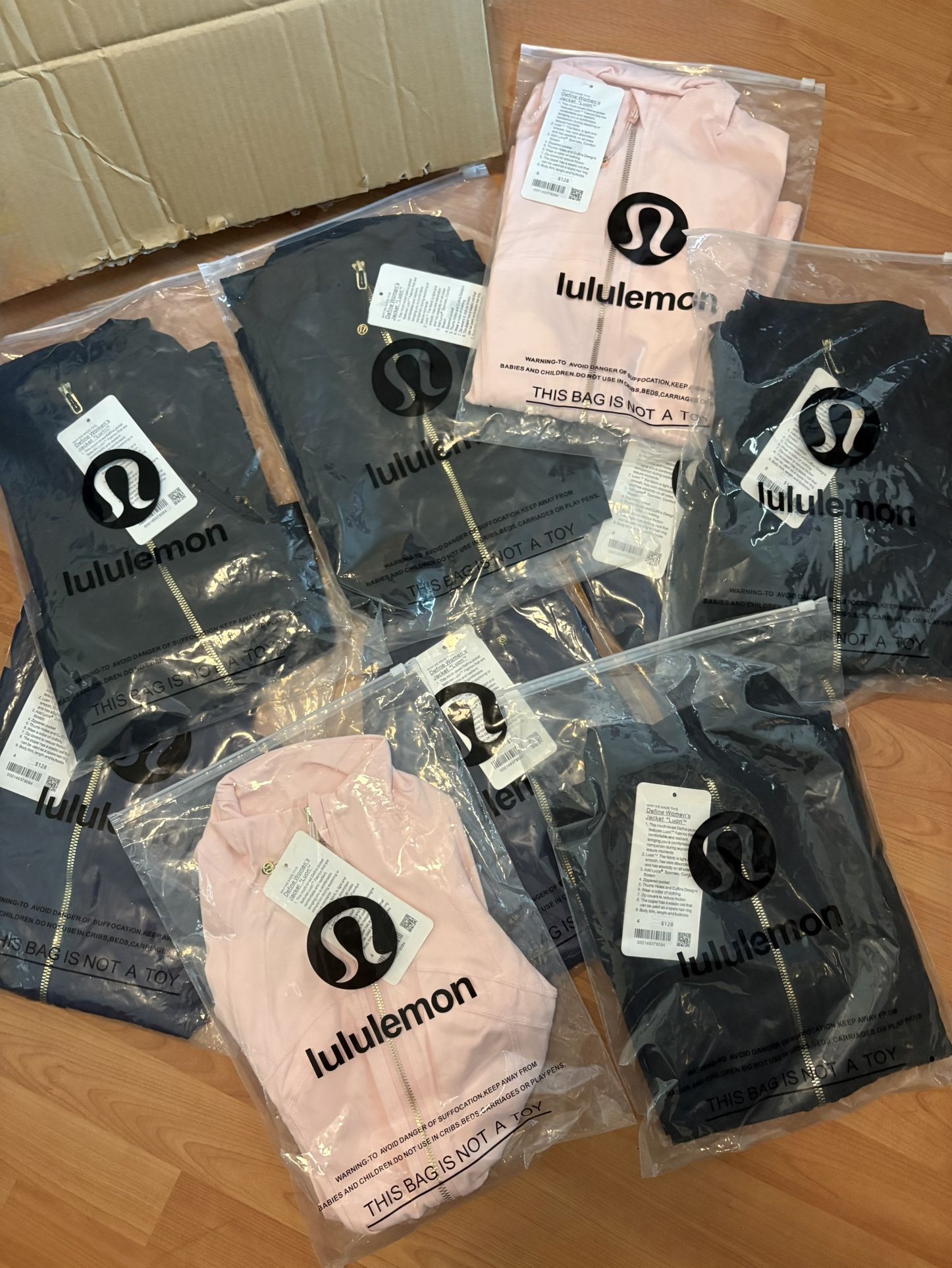 Lululemon gold Zipper Jacket