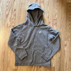 Boys Youth XL Nike Grey Hoodie Sweatshirt