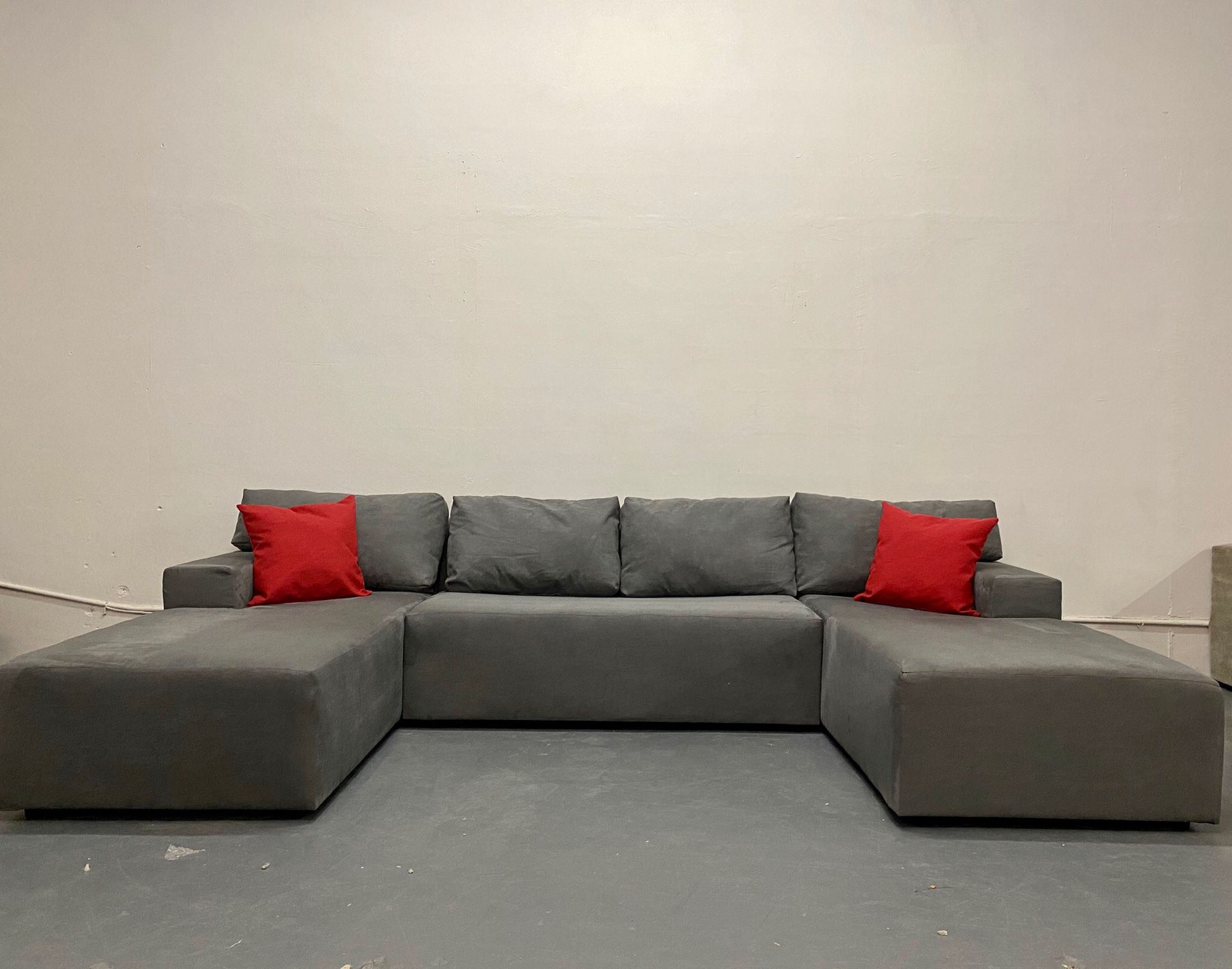 Modern u shape sectional sofa couch