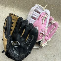 Youth T-Ball 10 Inch Gloves and Mitts, Right Hand Throw