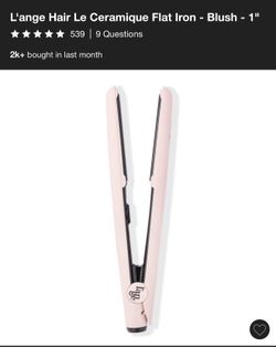 L’ange Le Ceramique Flat Iron