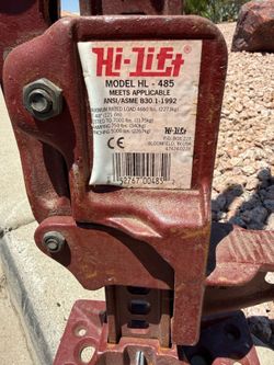 Hi-Lift Jack.  HL 485. Automotive jack.  Jeep jack.  Jeep.  4x4.  Off road jack.