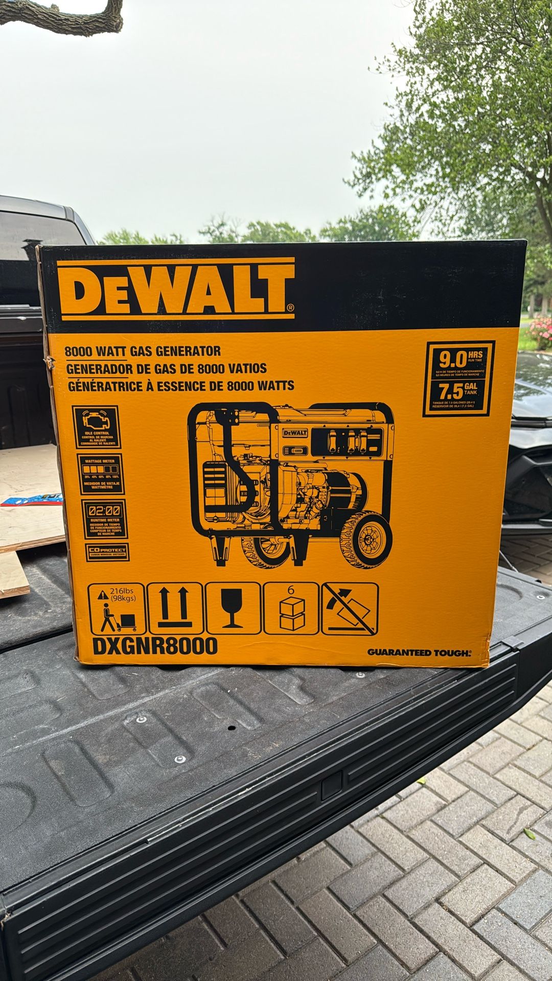Dewalt 8000 Watt Gas Generator