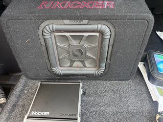 Kicker speaker and amp