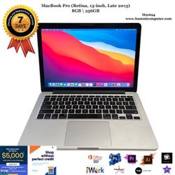 MacBook Pro (13-inch, Late 2013) Intel Core i5, 8GB, 256GB "H91694"