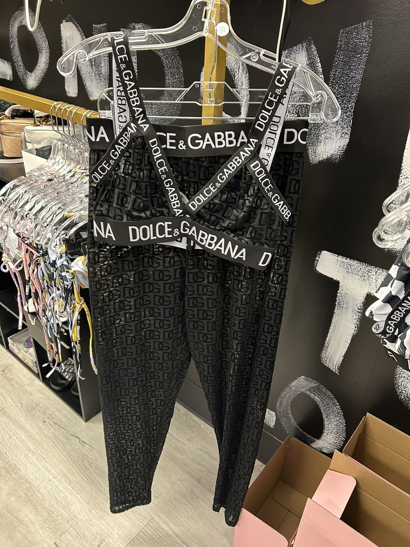 Dolce Gabbana See Through 2piece Set