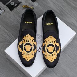 Versace Men’s Leather Shoes With Box 2026 New 