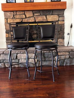 3 Swivel Bar Chairs