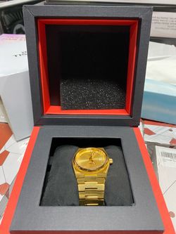 Tissot PRX Gold-Tone Watch with Box