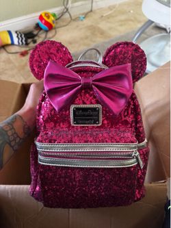 Hot pick sequin loungefly Disney backpack