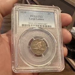 1858 Flying Eagle Cent (Large Letters)