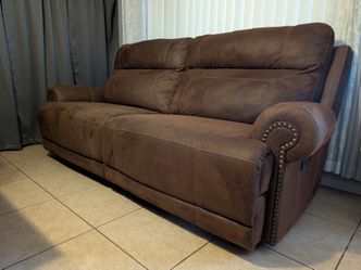 Clean, Oversized Recliner Couch