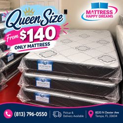 Brand New Queen Mattress 10” Thick • Limited-Time Offer • Factory Sealed • Delivery Available