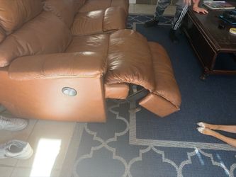 Leather sofa