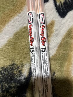 15 silv Brazing rods 250$