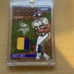 2023 Panini Absolute - Ground Hoggs Materials Robert Smith #GH-23 /25 (MEM)