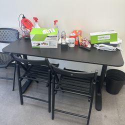 Work Desk And Chairs 