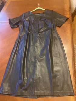 Black Pleather Dress 