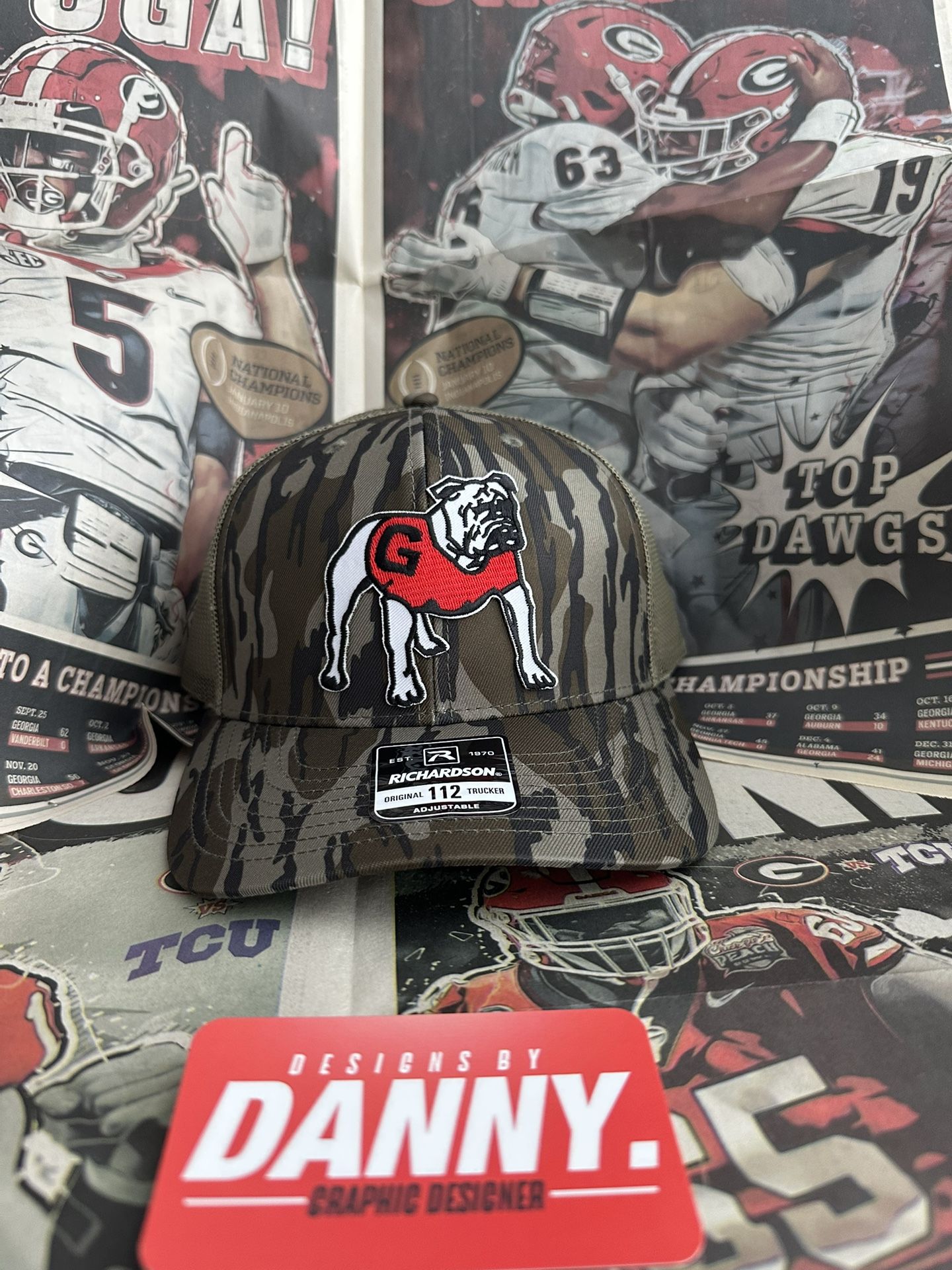 Custom UGA Hats - Richardson 112