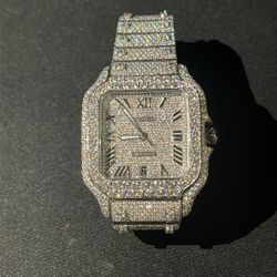 Aftermarket Cartier Mossanite Vvs Watch Diamond Tester Certified