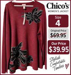 Women's bugundy-Long sleeve top