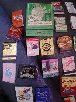 Match packs and match book covers over 1000 of the all vintage 50 plus years