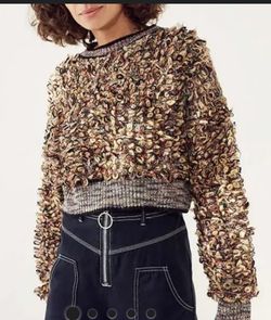 Kimchi Blue Pullover Sweater, Cropped Sz. M