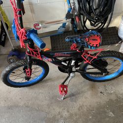 Spiderman Boys Bike $40
