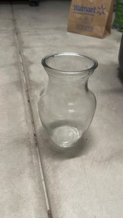 Small Clear Glass Vase