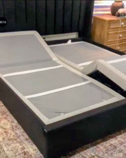 King split motorized bed frames