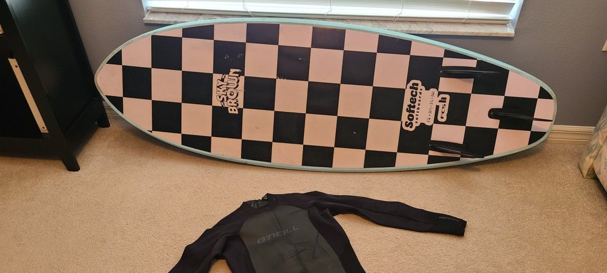 SURFBOARDS WITH WETSUIT TOPS - $245 OBO