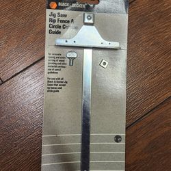 Black & Decker Jig Saw Rip Fence & Circle Cutting Guide