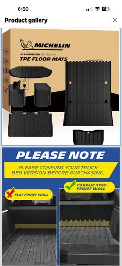 Michelin Vehicle Mats for 2023-2026 cybertruck
