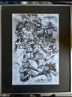 Seahawks framed artwork