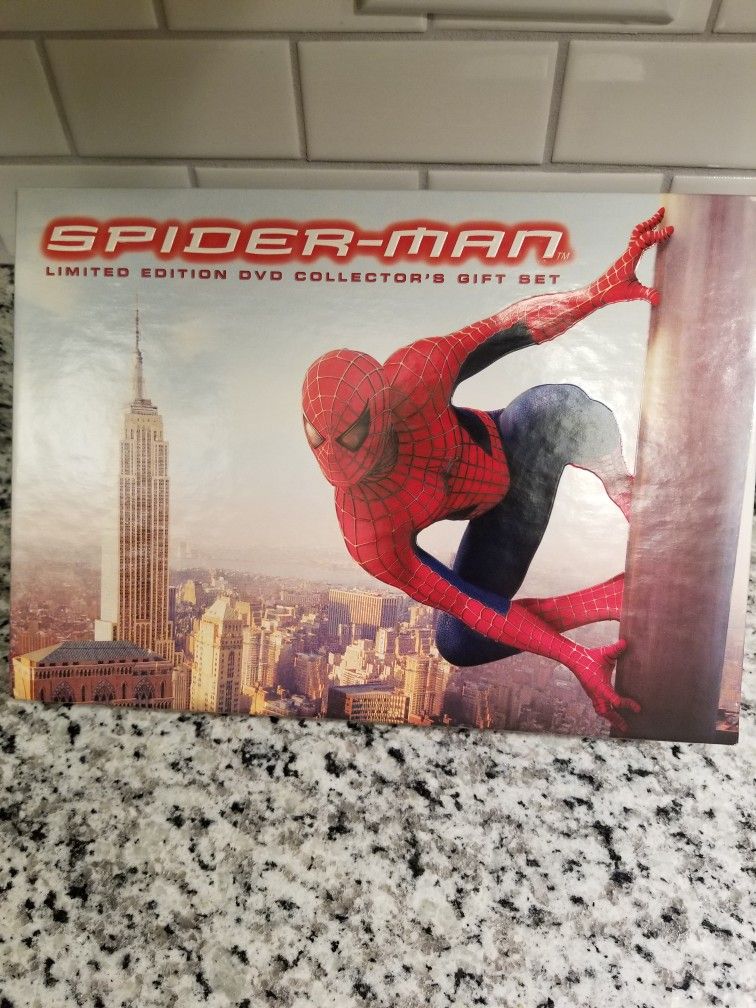 Spider-Man Limited Edition Collectors DVD Gift Set(2002) Marvel Comics Stan Lee